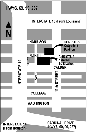 Map - Beaumont Office